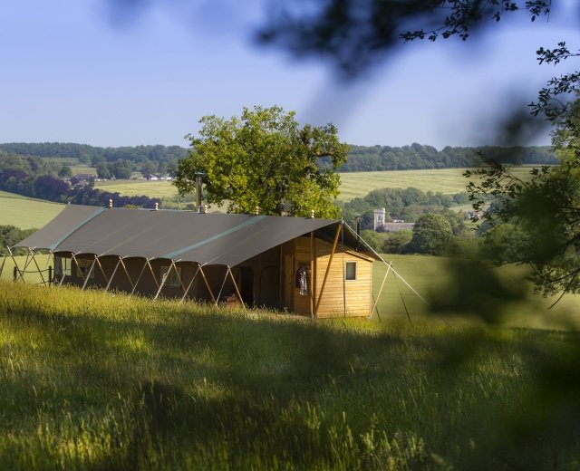 Glamping holidays in Hampshire, South East England - Brocklands Farm Glamping